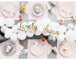 Slinger Lovely Swan Goud 64cm -Feestspullen Winkel slinger lovely swan goud 64cm 3