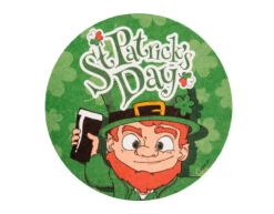 St. Patrick's Day Onderzetters 10cm 10st