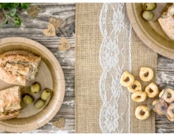 Stoeldecoratie Jute 2,75m -Feestspullen Winkel stoeldecoratie jute 275m 3