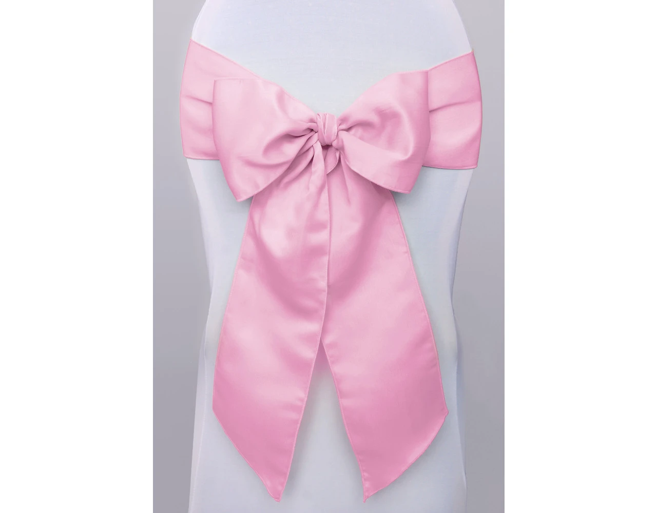 Stoelstrikken Lichtroze 2,75m 10st 2 Stoelstrikken Lichtroze 2,75m 10st - Afbeelding 2