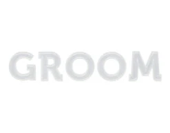 Strijk Embleem Groom 30cm