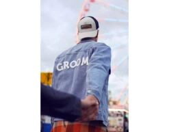 Strijk Embleem Groom 30cm -Feestspullen Winkel strijk embleem groom 30cm 5