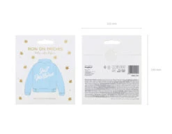 Strijk Embleem Just Married 30cm -Feestspullen Winkel strijk embleem just married 30cm 3