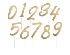 Taart Cijfers Brons 19cm 20st