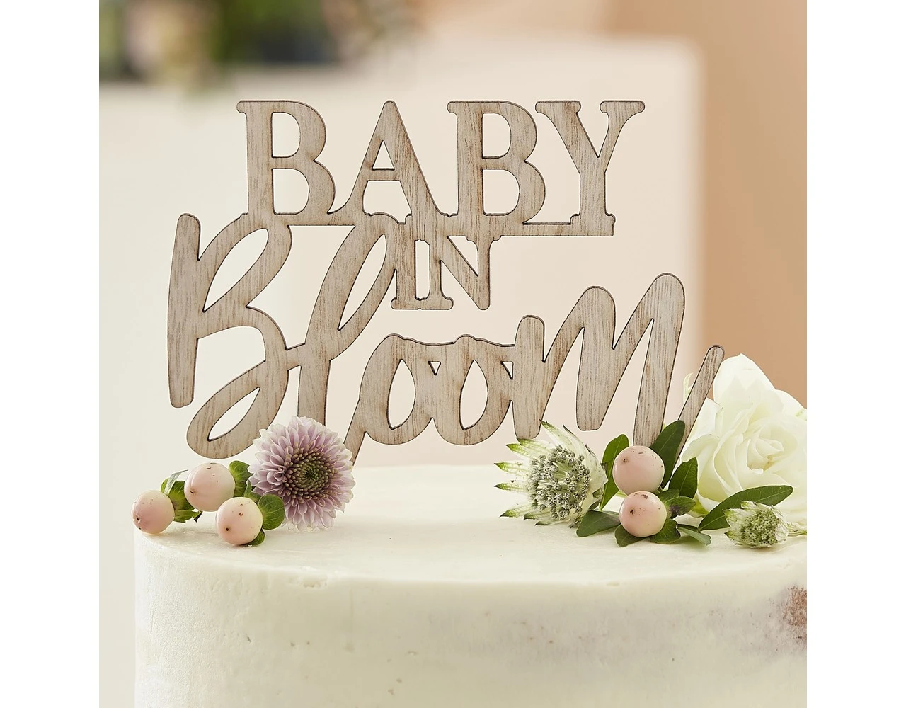 Taarttopper Baby In Bloom 19,5cm 2 Taarttopper Baby In Bloom 19,5cm - Afbeelding 2