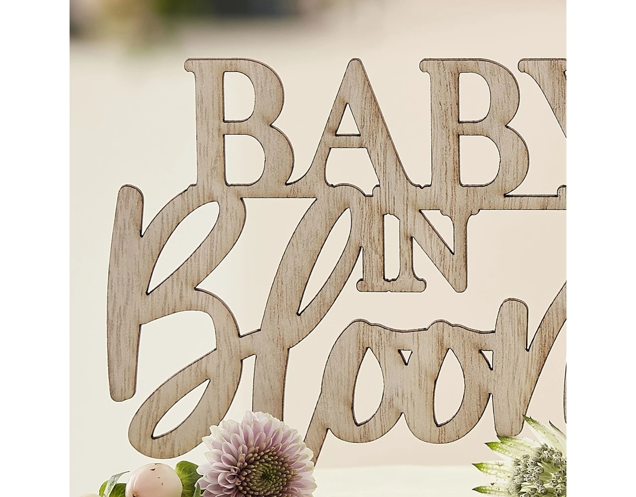 Taarttopper Baby In Bloom 19,5cm 3 Taarttopper Baby In Bloom 19,5cm - Afbeelding 3