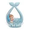 Taarttopper Baby Jongen In Sjaal 11cm