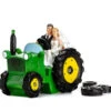 Taarttopper Bruiloft Bruidspaar Tractor 11cm