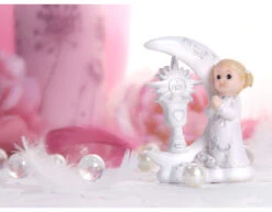 Taarttopper Comunnie Meisje 9cm -Feestspullen Winkel taarttopper comunnie meisje 9cm 2