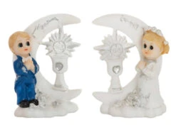 Taarttopper Comunnie Meisje 9cm -Feestspullen Winkel taarttopper comunnie meisje 9cm 3