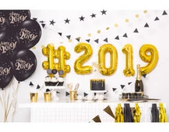 Taarttopper Happy New Year Goud 24cm 13 Taarttopper Happy New Year Goud 24cm -Feestspullen Winkel taarttopper happy new year goud 24cm 5