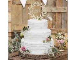 Taarttopper Love 19cm -Feestspullen Winkel taarttopper love 19cm 2