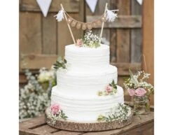 Taarttopper Mr & Mrs 18cm -Feestspullen Winkel taarttopper mr mrs 18cm 2