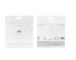 Taarttoppers Alfabet 12cm 53st -Feestspullen Winkel taarttoppers alfabet 12cm 53st 2