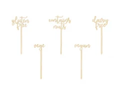 Taarttoppers Ingredienten 16cm 5st