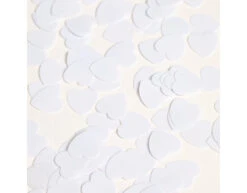 Tafelconfetti Hartjes Wit