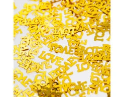 Tafelconfetti Love Goud