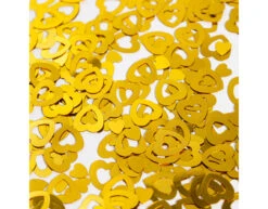Tafelconfetti Open Hartjes Goud