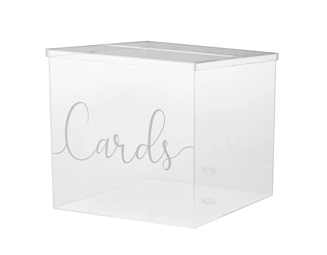 Tafeldecoratie Kaarten Box 25cm 1 Tafeldecoratie Kaarten Box 25cm