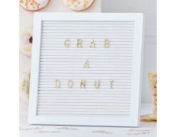 Tafeldecoratie Letterbord 25cm -Feestspullen Winkel tafeldecoratie letterbord 25cm 2