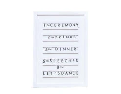 Tafeldecoratie Letterbord 44cm