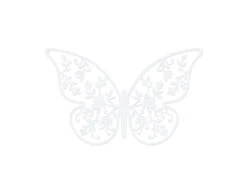 Tafeldecoratie Vlinder Papier 8cm 10st