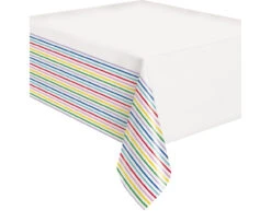 Tafelkleed Gestreept Regenboog 2,13m