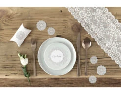 Tafelloper Kant 15cm 9m -Feestspullen Winkel tafelloper kant 15cm 9m 5