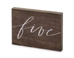 Tafelnummer Five 18cm