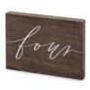 Tafelnummer Four 18cm
