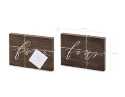 Tafelnummer Four 18cm -Feestspullen Winkel tafelnummer four 18cm 2