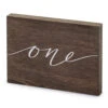 Tafelnummer One 18cm