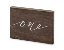 Tafelnummer One 18cm