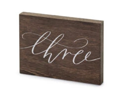 Tafelnummer Three 18cm