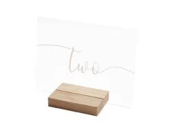 Tafelnummers Hout 17cm 12st