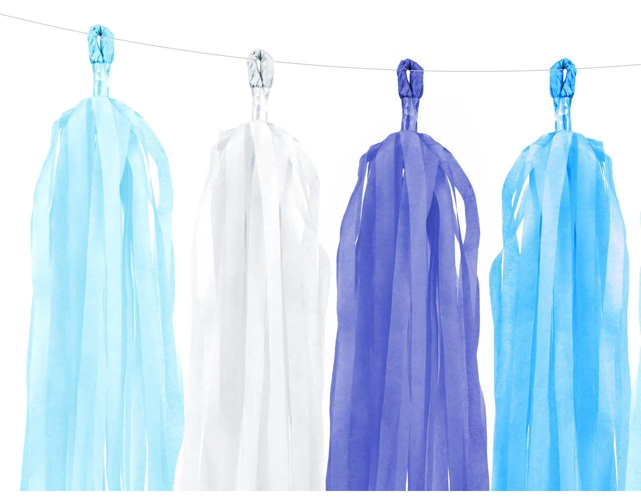 Tassel Slinger Blauw 2m 2 Tassel Slinger Blauw 2m - Afbeelding 2