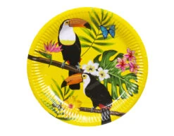 Toekan Borden 23cm 6st