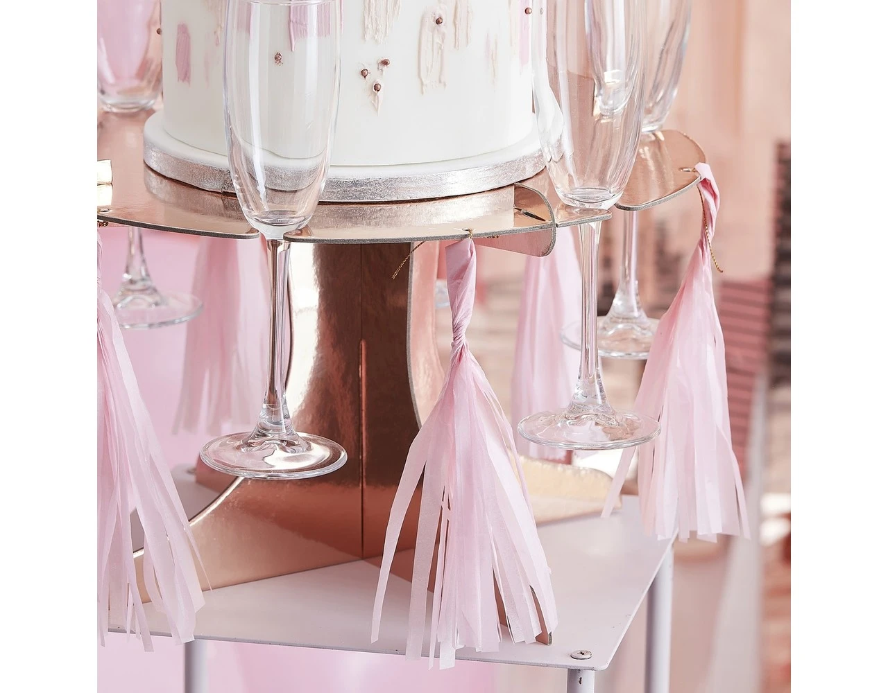 Treat Stand Cake And Drink Stand With Tassels 3 Treat Stand Cake And Drink Stand With Tassels - Afbeelding 3