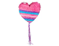 Trek Pinata Hart Roze 37cm -Feestspullen Winkel trek pinata hart roze 37cm 2