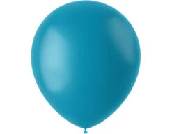 Turquoise Ballonnen Calm Turquoise 33cm 50st