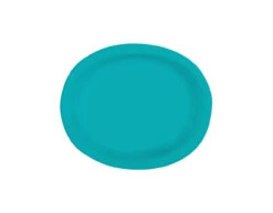 Turquoise Borden Ovaal 31cm 8st