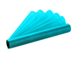 Turquoise Organza Stof 36cm 9m