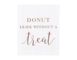 Uitdeelzakjes Donut Leave Papier 17cm 20st