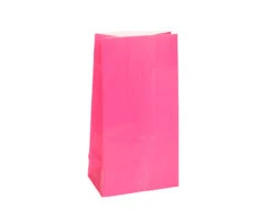 Uitdeelzakjes Roze 25cm 12st