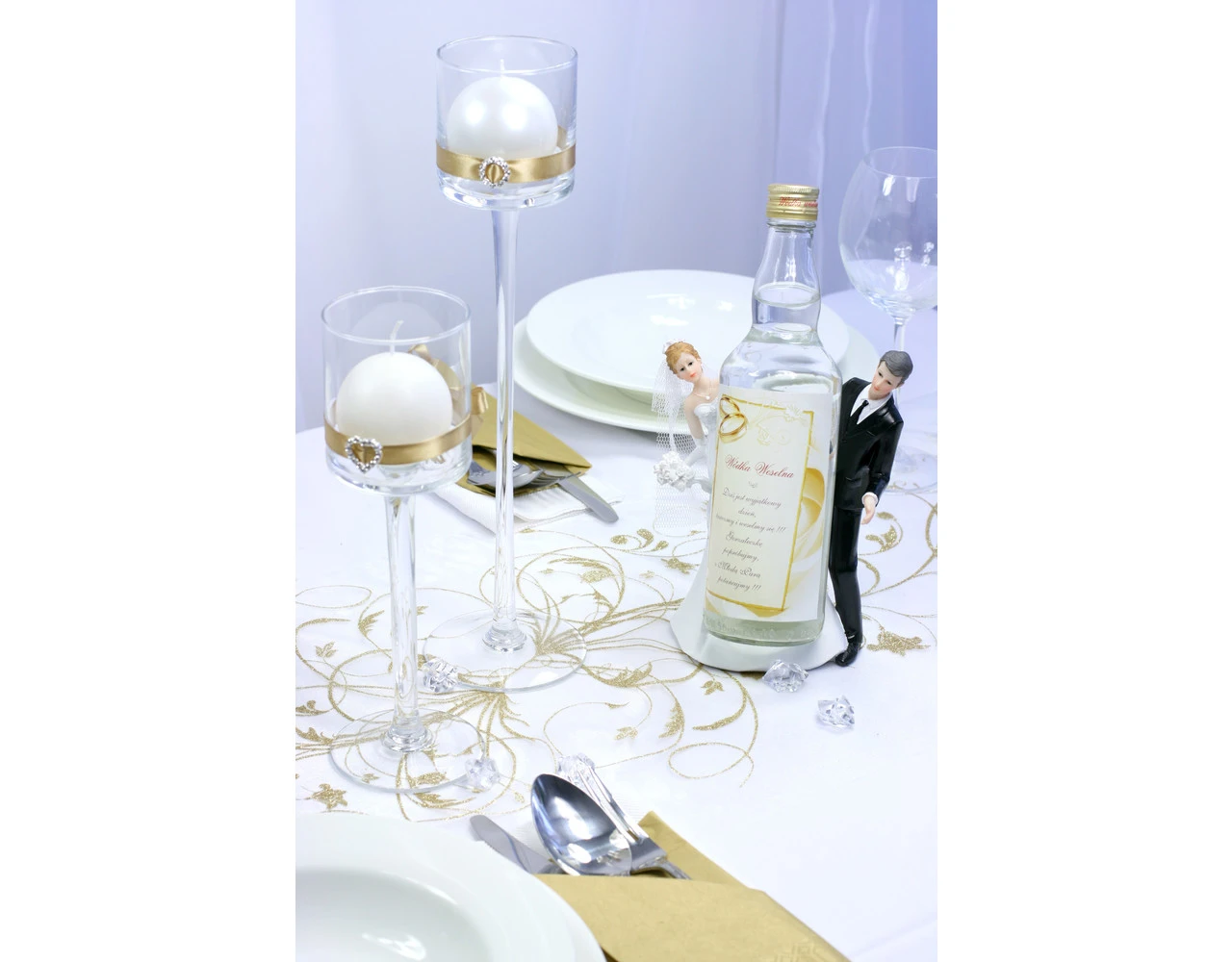 Vanille Creme Organza Stof Gouden Bloemen 36cm 9m 2 Vanille Creme Organza Stof Gouden Bloemen 36cm 9m - Afbeelding 2