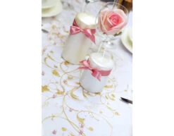 Vanille Creme Organza Stof Gouden Bloemen 36cm 9m 17 Vanille Creme Organza Stof Gouden Bloemen 36cm 9m -Feestspullen Winkel vanille creme organza stof gouden bloemen 36cm 9m 7