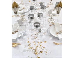 Vanille Creme Organza Stof Gouden Bloemen 36cm 9m 19 Vanille Creme Organza Stof Gouden Bloemen 36cm 9m -Feestspullen Winkel vanille creme organza stof gouden bloemen 36cm 9m 9