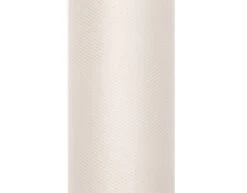 Vanille Creme Tule Rol 30cm 9m