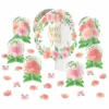 Versiering Set Baby Meisje Bloemen 27 Delig