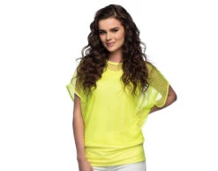 Visnet Shirt Geel Dames